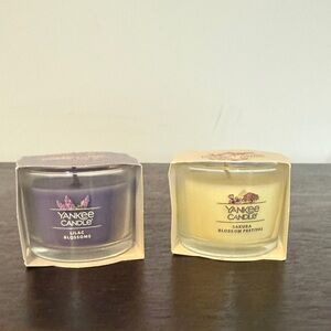 NWT Yankee Candle Lilac Blossoms and Sakura Blossom Festival Duo 1.3oz
